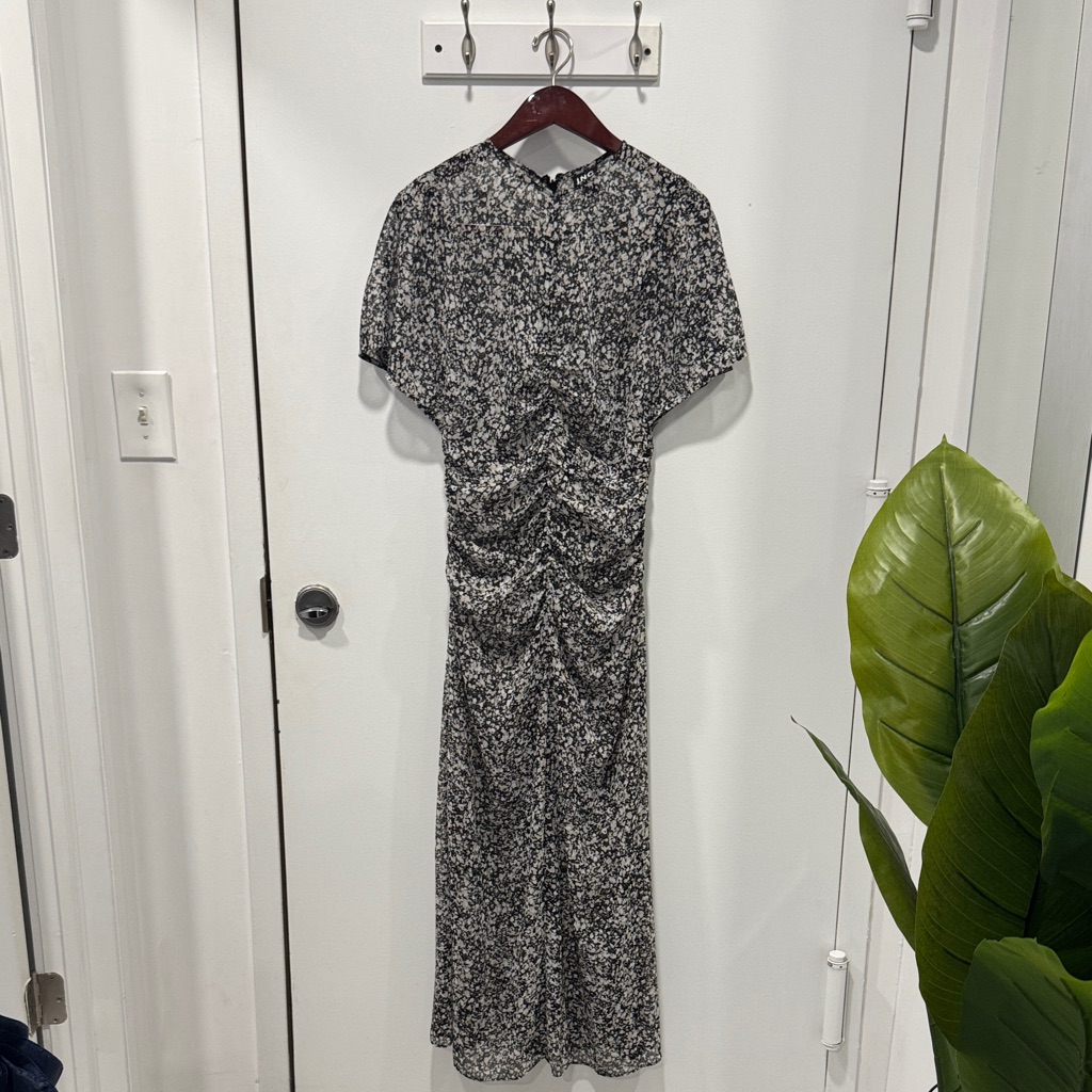 Inc International Concepts Black And White Patterned Dress